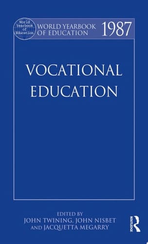 World Yearbook of Education 1987 Vocational Education