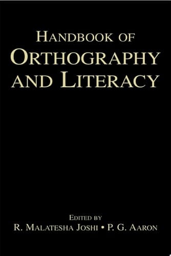 Handbook of Orthography and Literacy