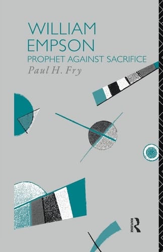 William Empson Prophet Against Sacrifice