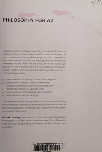 Philosophy for A2