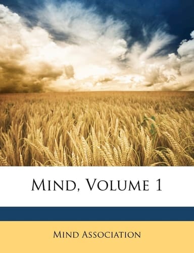 Mind, Volume 1