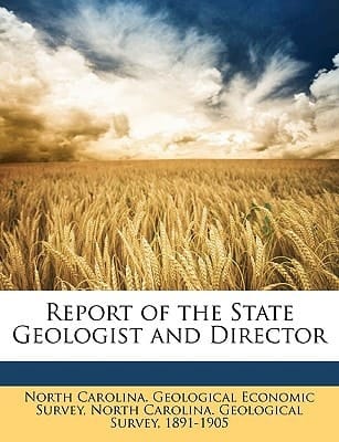 Report of the State Geologist and Director