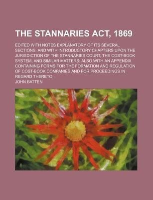 Stannaries Act 1869