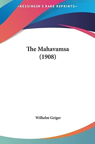 The Mahavamsa (1908)