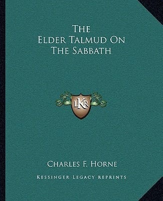 The Elder Talmud On The Sabbath