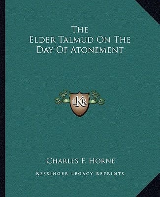 The Elder Talmud On The Day Of Atonement