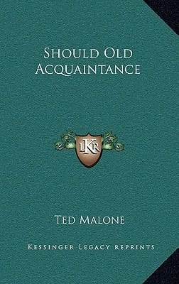 Should Old Acquaintance