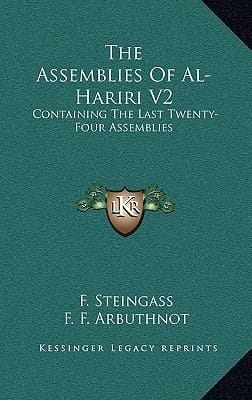 The Assemblies Of Al-Hariri V2: Containing The Last Twenty-Four Assemblies