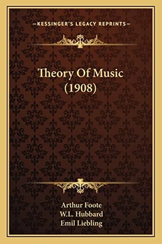 Theory Of Music (1908)
