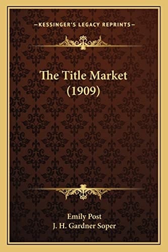 The Title Market (1909)