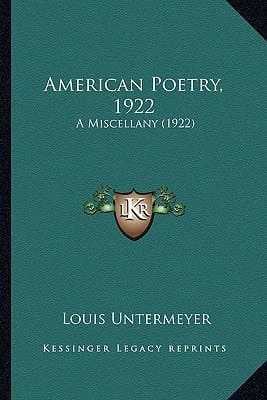 American Poetry, 1922: A Miscellany (1922)
