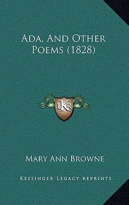 Ada, And Other Poems (1828)