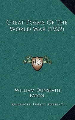 Great Poems Of The World War (1922)