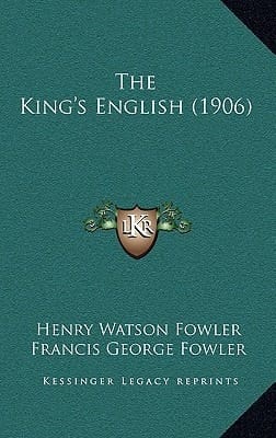 The King's English (1906)