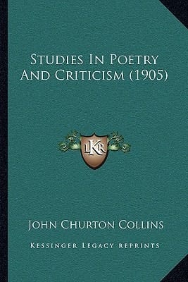 Studies In Poetry And Criticism (1905)