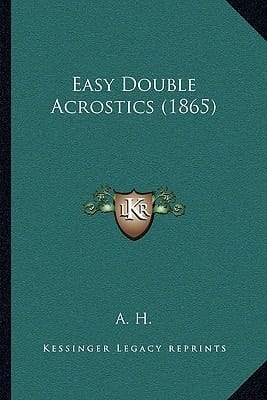 Easy Double Acrostics (1865)