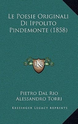 Le Poesie Originali Di Ippolito Pindemonte (1858) (Italian Edition)