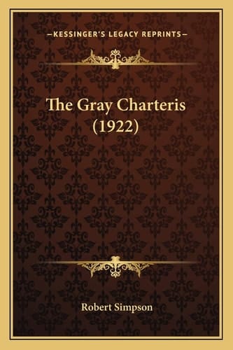 The Gray Charteris (1922)