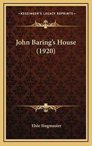 John Baring's House (1920)