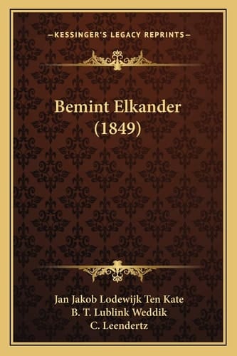 Bemint Elkander (1849) (German Edition)