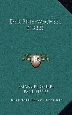 Der Briefwechsel (1922) (German Edition)