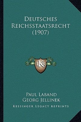 Deutsches Reichsstaatsrecht (1907) (German Edition)