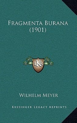 Fragmenta Burana (1901) (German Edition)