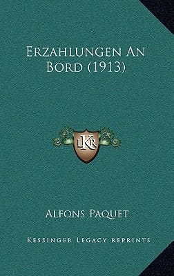 Erzahlungen an Bord (1913) (German Edition)