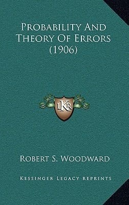 Probability And Theory Of Errors (1906)