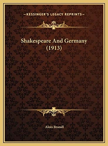 Shakespeare And Germany (1913)