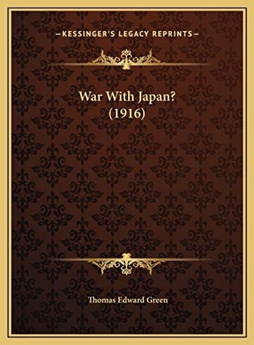 War With Japan? (1916)
