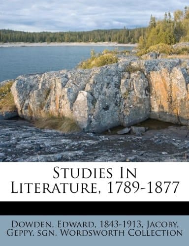 Studies in literature, 1789-1877
