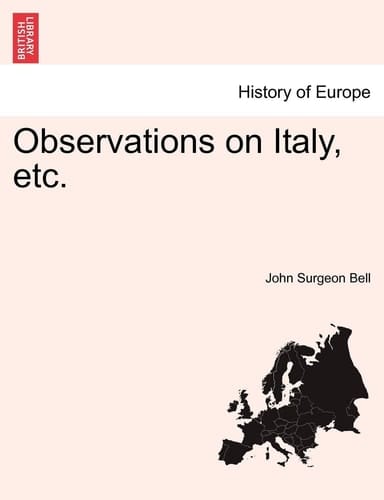 Observations on Italy, Etc.