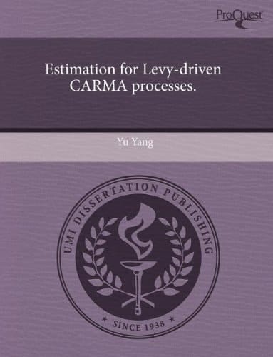 Estimation for Levy-driven CARMA processes.