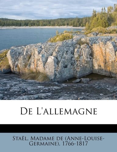 De L'allemagne (French Edition)