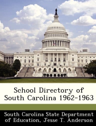 School Directory of South Carolina 1962-1963
