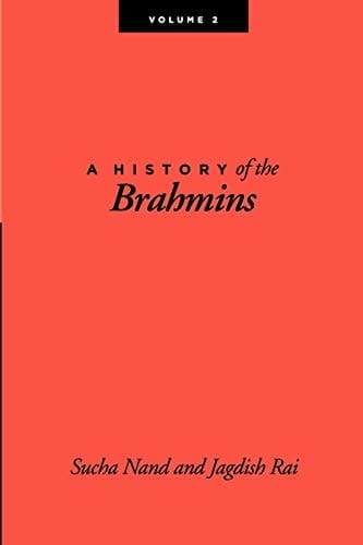 A History of the Brahmins