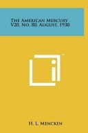 The American Mercury V20, No. 80, August, 1930