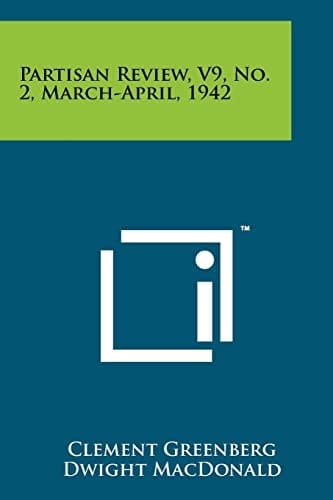 Partisan Review, V9, No. 2, March-April, 1942