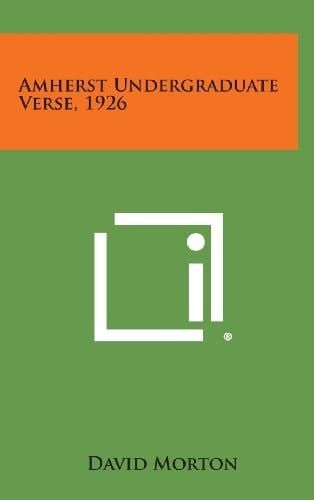 Amherst Undergraduate Verse, 1926