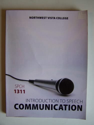 Introduction to Speech Communication (SPCH 1311) ~ Northwest Vista College