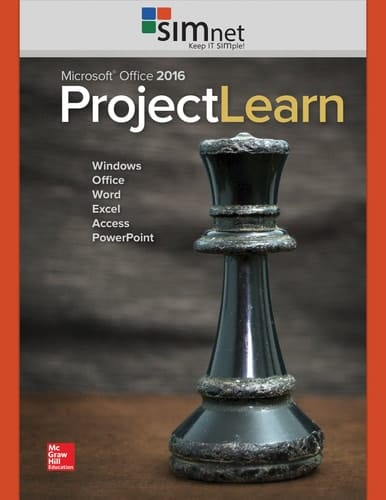 GEN COMBO MICROSOFT OFFICE 2016: PROJECTLEARN; SIMNET 2016 ACCESS CARD