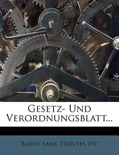 Gesetz- Und Verordnungsblatt... (German Edition)