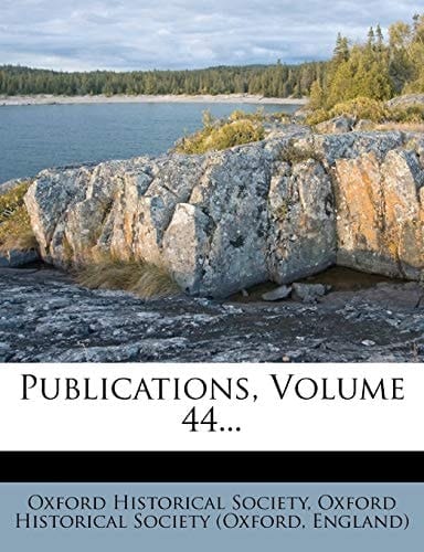 Publications, Volume 44...