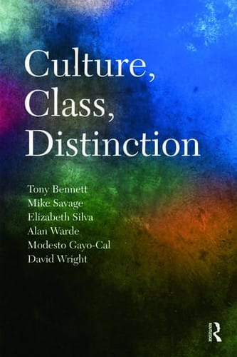 Culture, Class, Distinction. Cresc