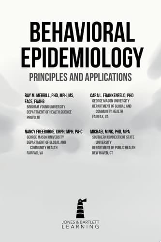 Behavioral Epidemiology Principles and Applications