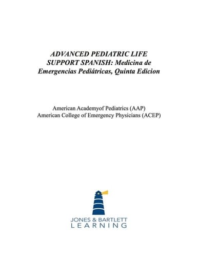 APLS Medicina de Emergencias Pediátricas, Quinta Edición