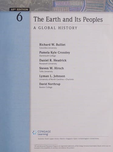 The Earth and Its Peoples A Global History