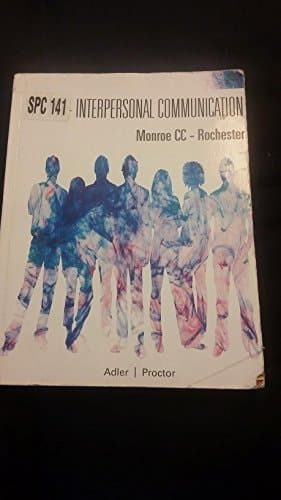 Custom SPT 141 - Interpersonal Communication - Monroe CC - Rochester