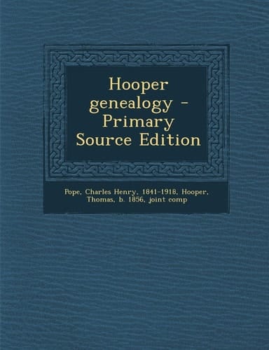 Hooper genealogy